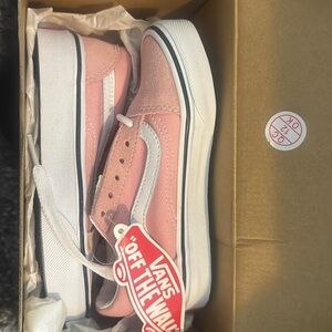 Pink Vans girls size 11.5